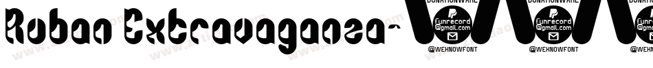 Ruban Extravaganza字体转换